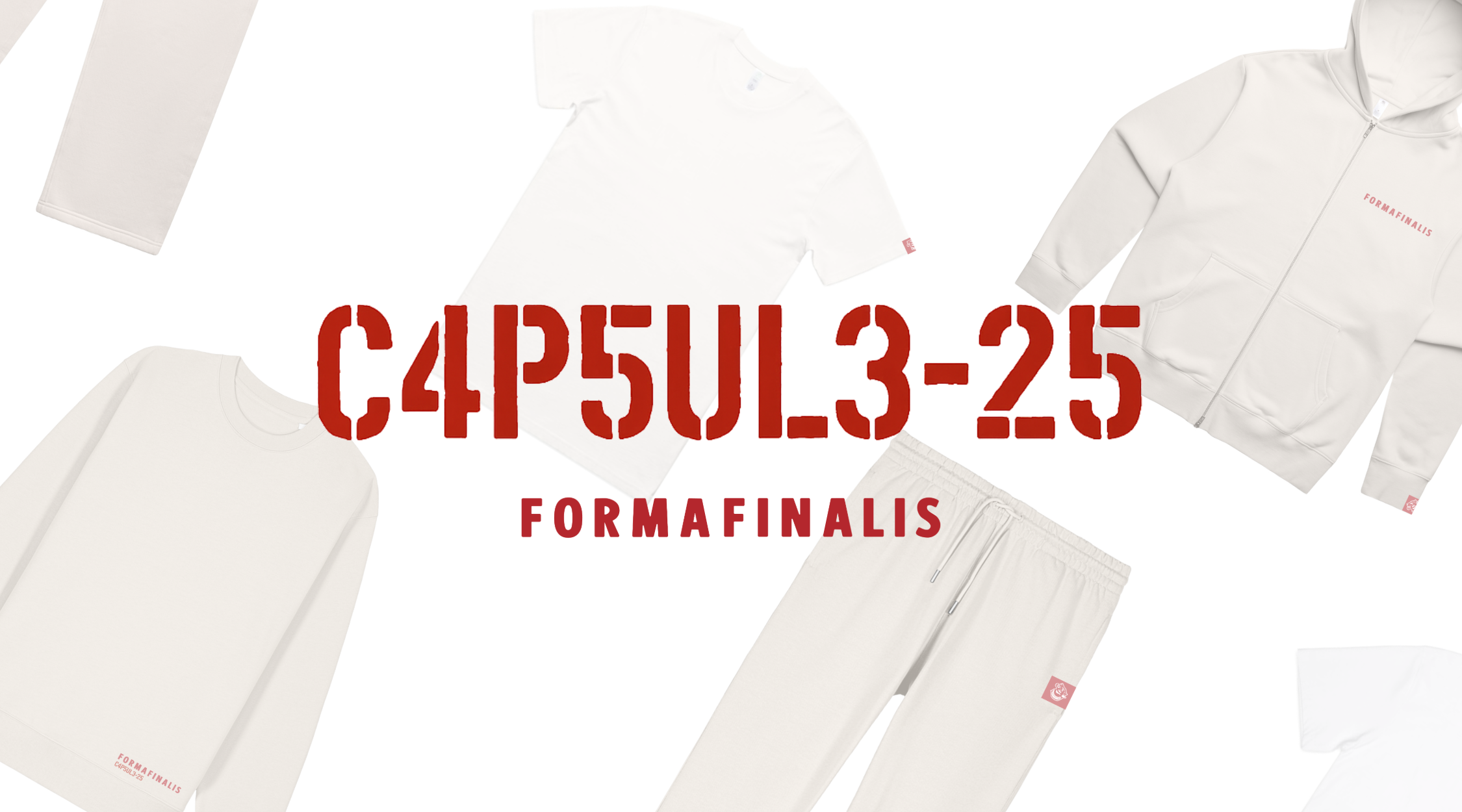 - FF Capsule Collection – Minimal Logo Streetwear Essentials - Organic Cotton Zip Hoodie and Joggers – FormaFinalis - Premium Ribbed Cotton Tees and Sweatshirts – Capsule Staples