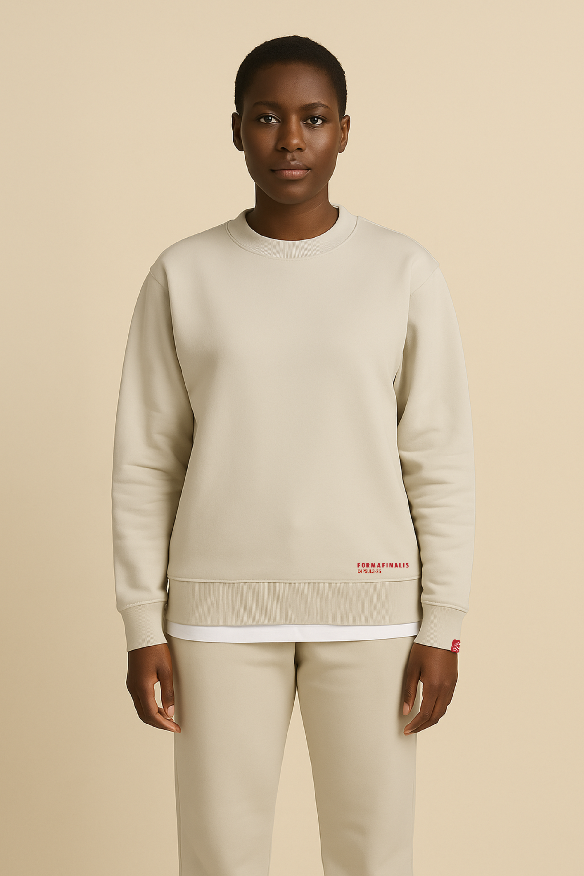FF Capsule Organic Cotton Crewneck Sweatshirt | 350 GSM Mid-Weight Minimalist Utility