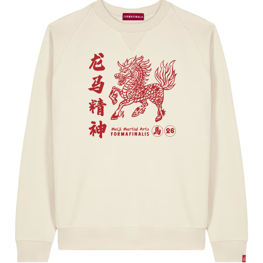 ArchivE 26 Meiji Martial Arts x FormaFinalis |  Lóng Mǎ Raglan Sweatshirt