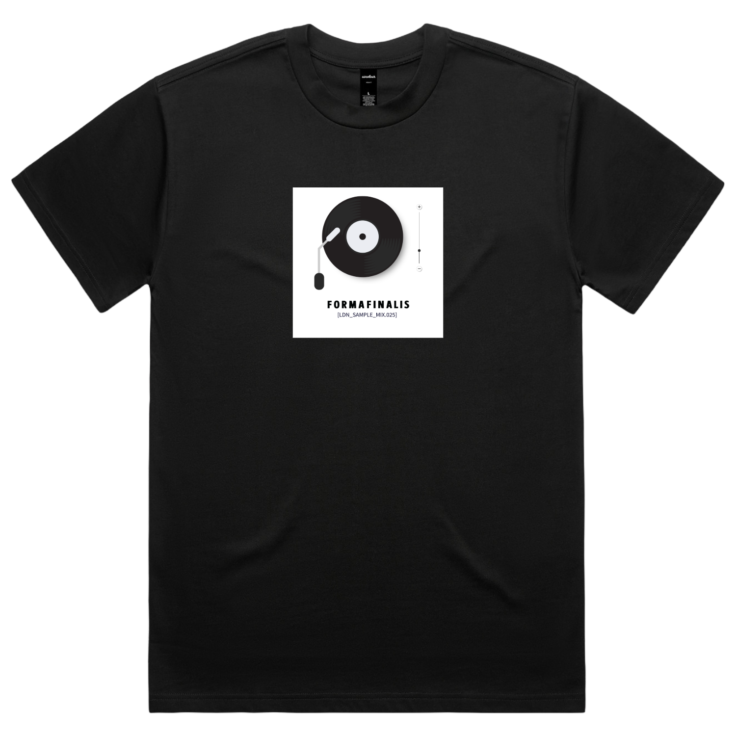 Oversized faded black 'Amen' graphic tee – 240 GSM heavyweight cotton, brutalist streetwear fit.
-Tribute to the Amen Break – minimalist 90s hip-hop streetwear graphic design in heavyweight cotton.
London-designed, London made.
FormaFinalis  SS25 collection 'Amen' t-shirt – brutalist design referencing the most sampled breakbeat in history.
