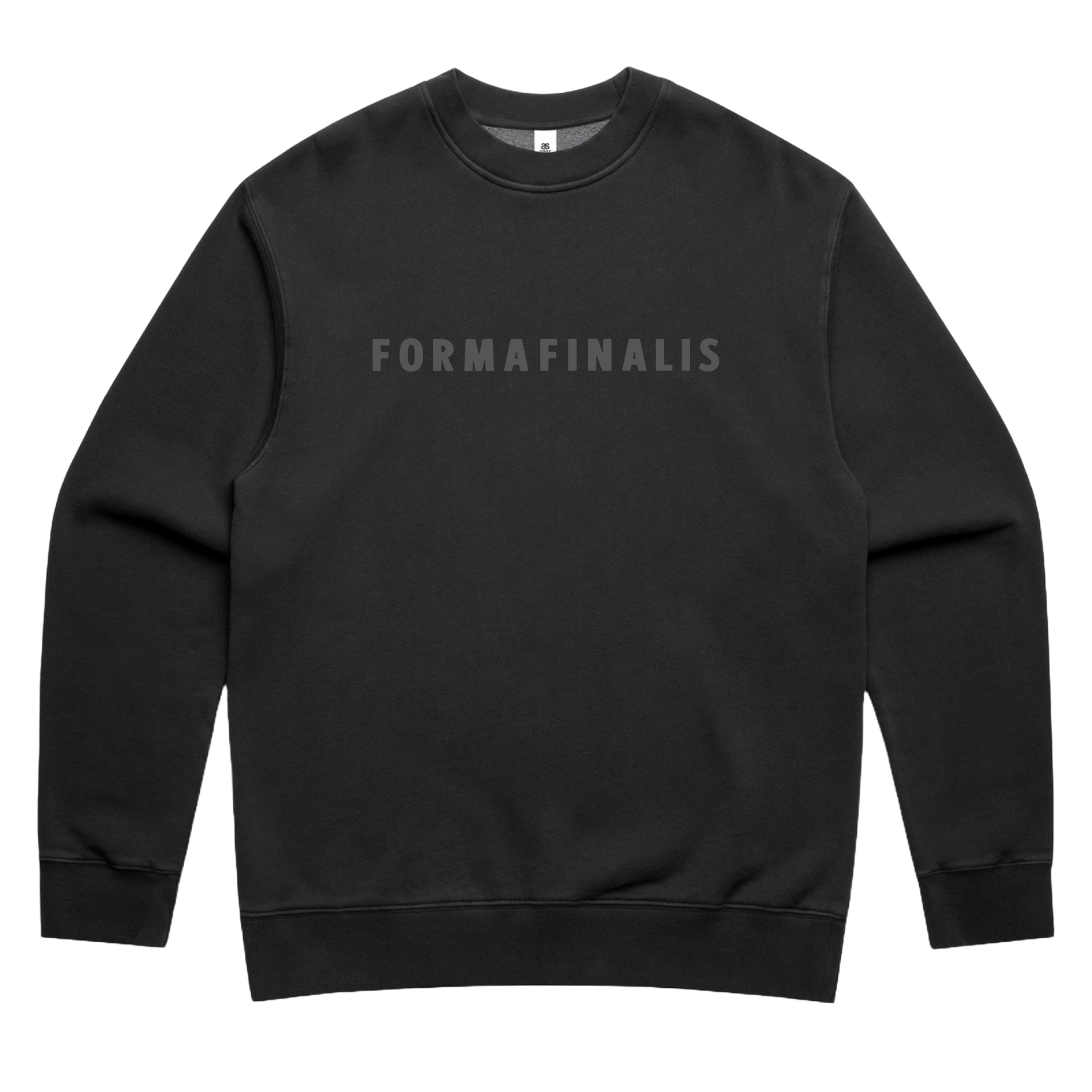 - Faded Black tonal embroidered sweatshirt – relaxed fit pullover crew with drop shoulder construction
- 320 GSM fleece streetwear for cool summer evenings
- Tonal embroidered logo jumper – muted tonal layering essential from FormaFinalis