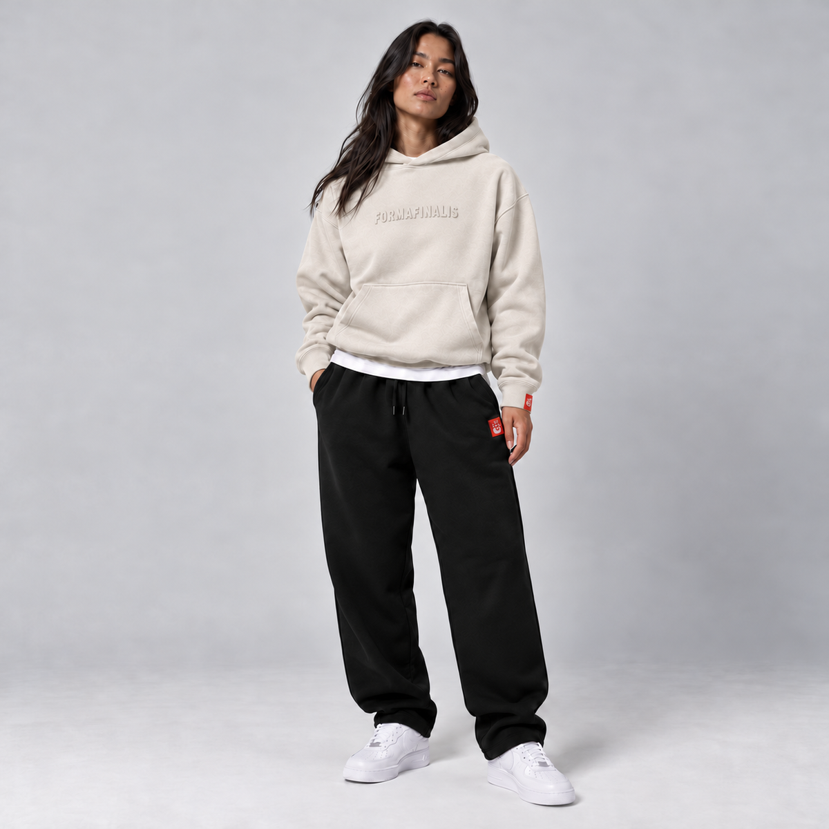 FF Capsule Minimalist Tonal Hoodie | 320 GSM Mid-Weight Cotton Rich